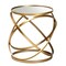 Baxton Studio Desma Glam and Luxe Gold Finished Metal and Mirrored Glass End Table 177-11195-Zoro - alternate 1